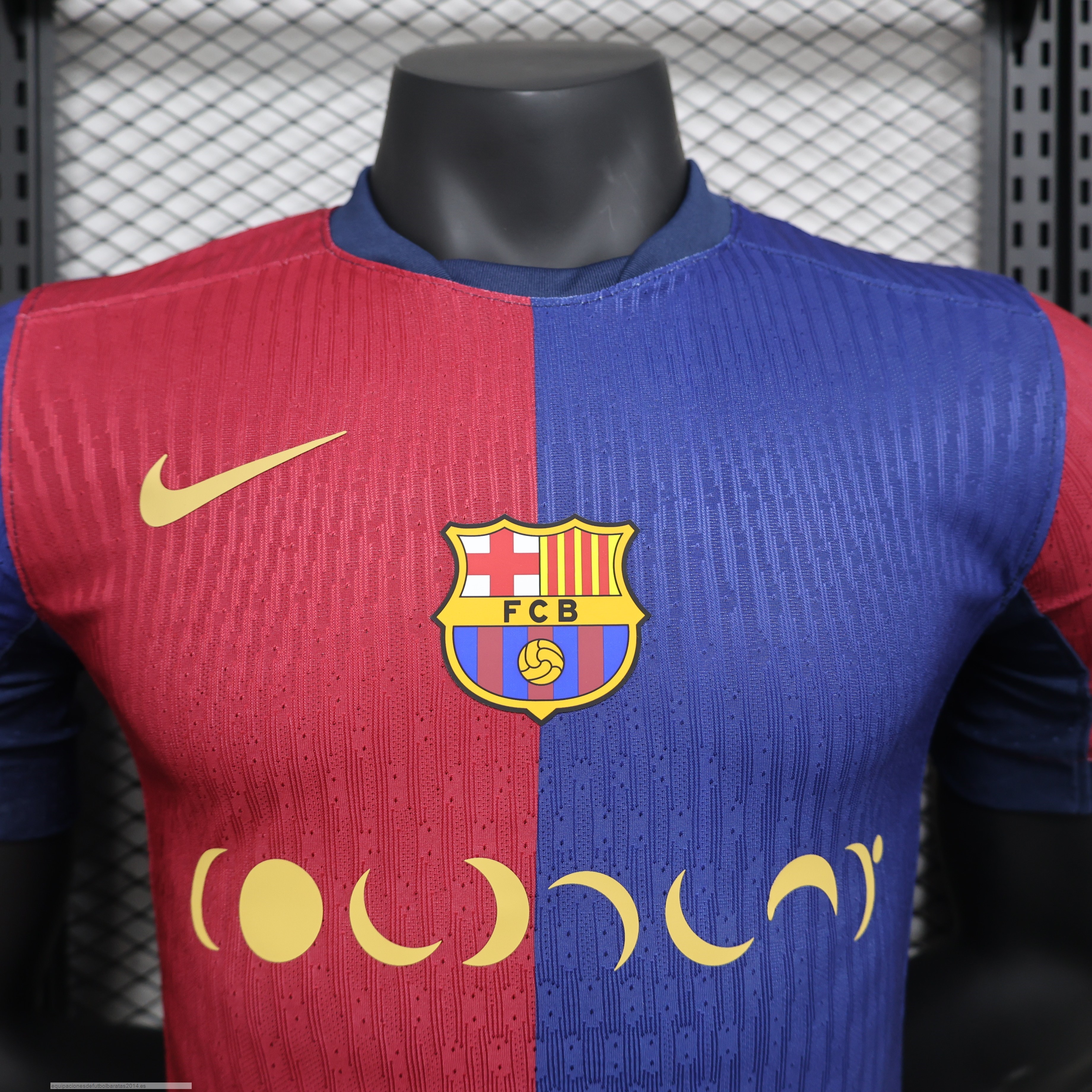 Nuevo 1ª Jugadores Camiseta Barcelona 24/25 Azul III Rojo Baratas